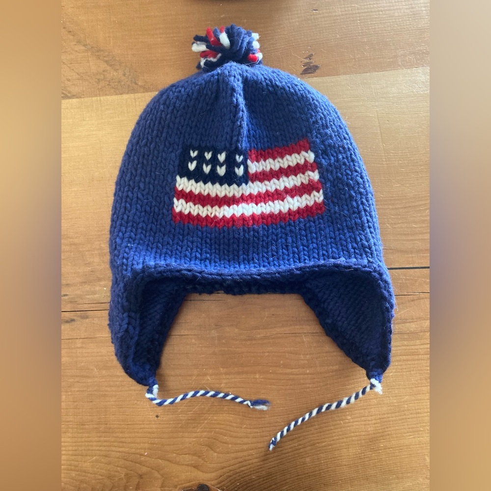 Otavalo Wool Ski Snowboard Flag hat Unisex Made in Equador Native American